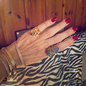 Beautiful gold plated rings💍